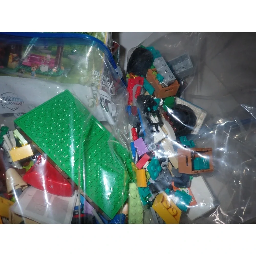 LEGO City Friends Classic Bulk Lot Mixed Sets Manuals Vehicles Minifigures